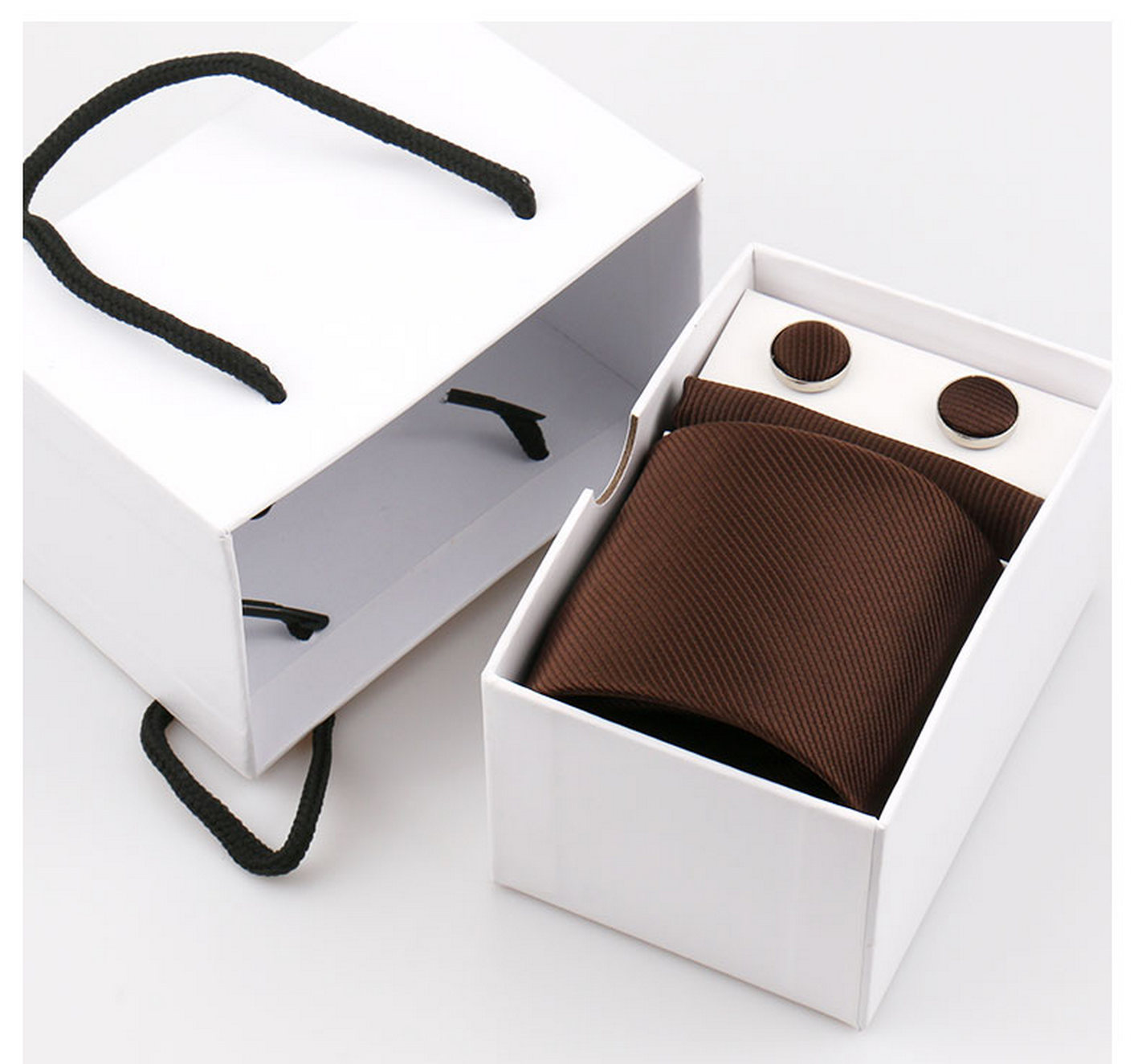Neck Tie Set Box - Conjunto de Gravata Elegante para Homens