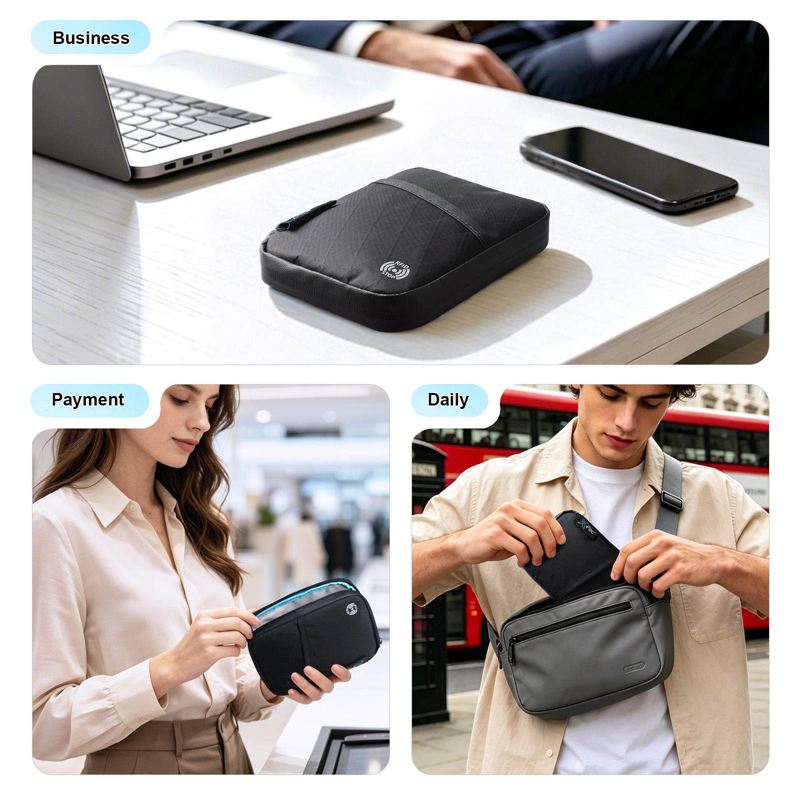 HcanKcan Mini Bolsa de Passapo - Travel Organizer Men avaliação e preço