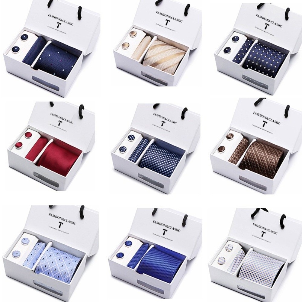 Conjunto de gravata de seda ja - Neck Tie Set Box avaliação e preço