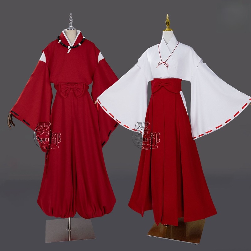 Anime kikyo inuyasha cosplay t - Men'S Kimono Accessories avaliação e preço