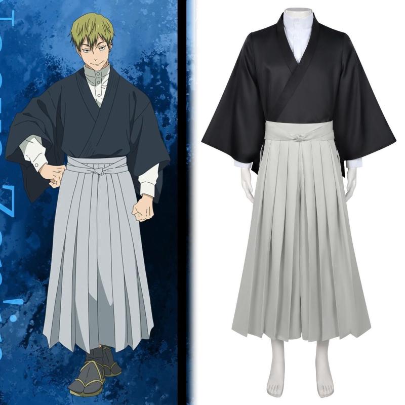 Fantasia de cosplay de Haibara - Men'S Kimono Accessories avaliação e preço